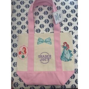 Disney Ariel Portrait Pink Custom Made Trader Joes Mini Tote One of a Kind